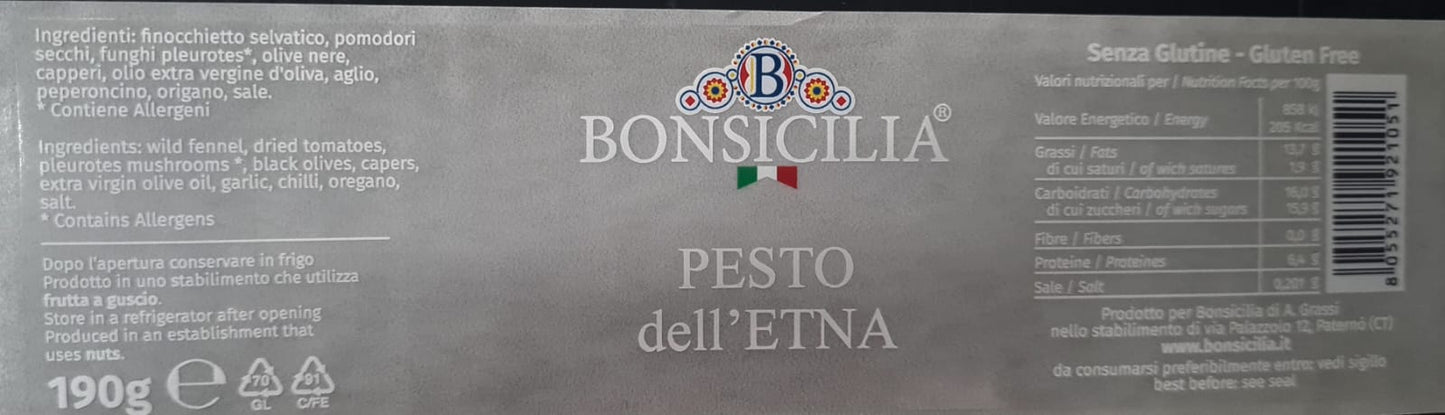 Pesto dell'Etna - Etnaly - shop