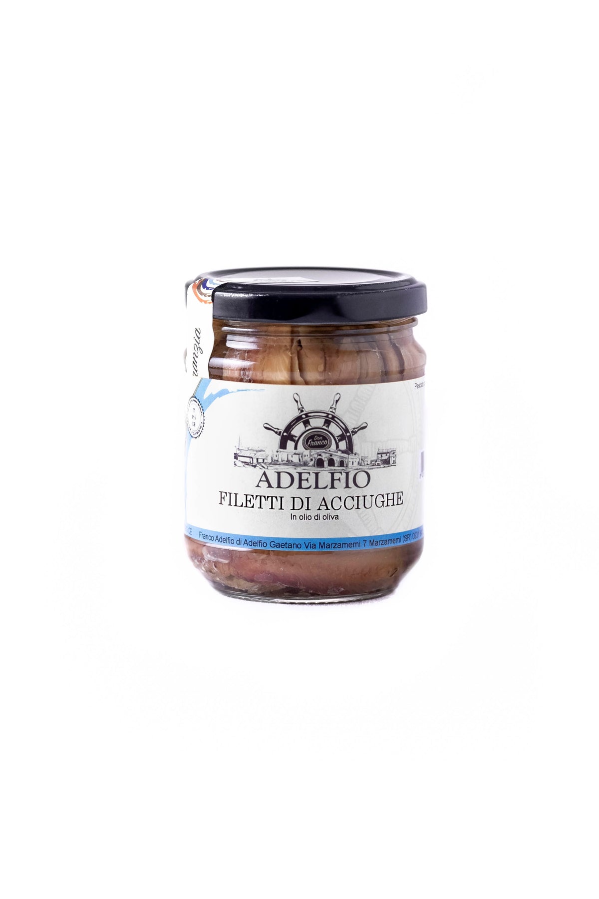 Filetti di Acciughe in olio d'oliva Adelfio