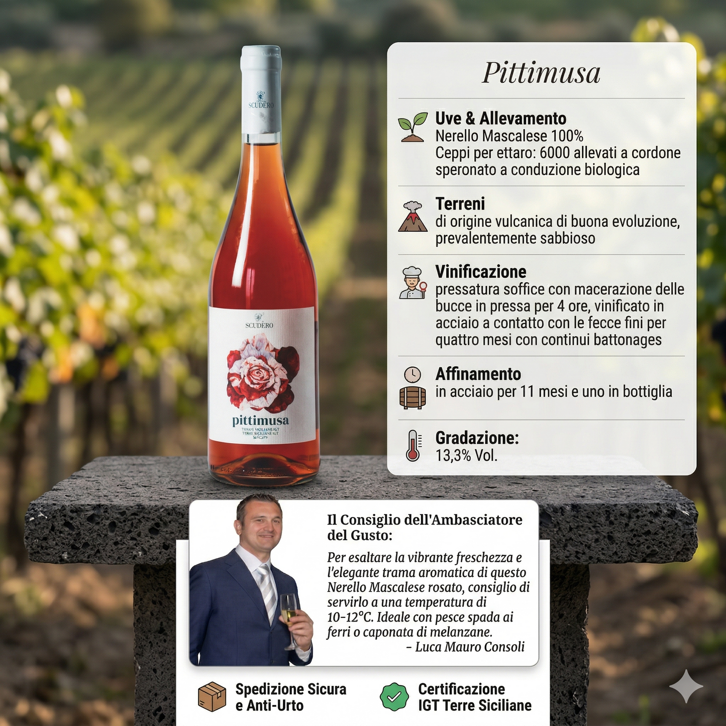 Infografica Pittimusa Cantine Scudero