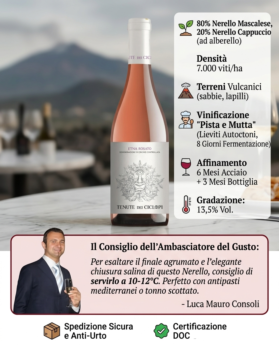 Infografica Etna Rosato Doc Tenute dei Ciclopi