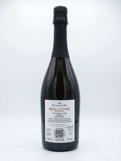 Retroetichetta Theresa Eccher Bollicine Vulcaniche