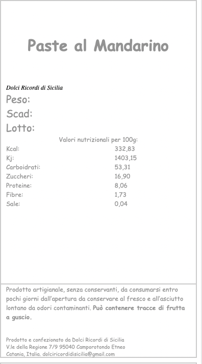 Scatola Biscotti Arancia, Limone e Mandarino