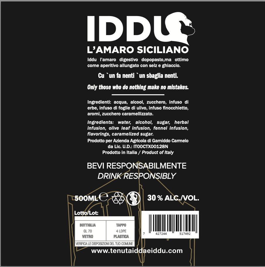 Amaro Iddu - Etnaly - shop