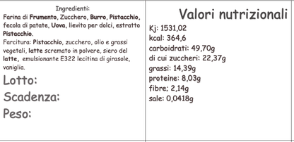 Biscotti al Pistacchio di Sicilia - Etnaly - shop