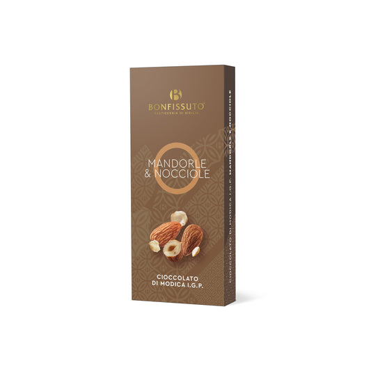 Cioccolato di Modica IGP alle mandorle e nocciole