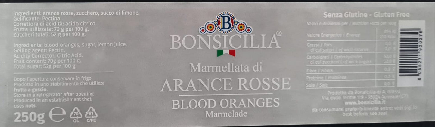 Marmellata di Arance Rosse - Etnaly - shop