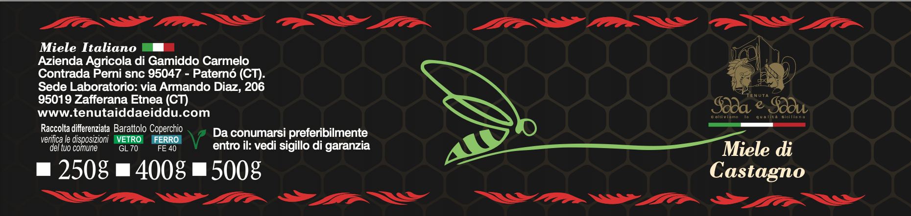 Miele di Castagno - Etnaly - shop