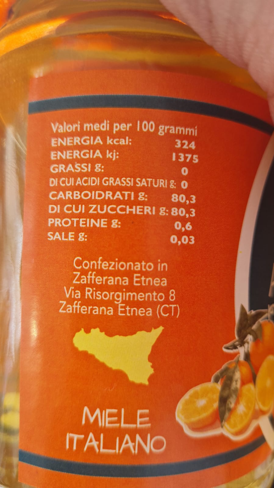 Miele Fiori di Arancio - Etnaly - shop