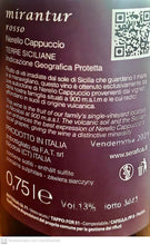 Carica l&#39;immagine nel visualizzatore di Gallery, Mirantur rosso - Nerello Cappuccio Terre Siciliane IGP - Etnaly - shop
