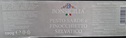 Pesto Sarde e Finocchietto Selvatico - Etnaly - shop