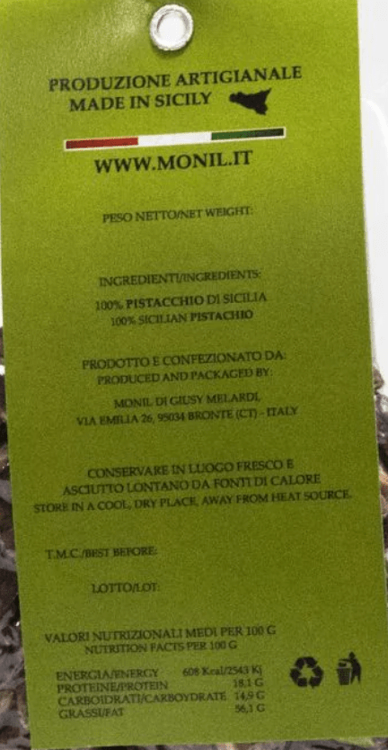 Pistacchio di Sicilia Sgusciato - Etnaly - shop