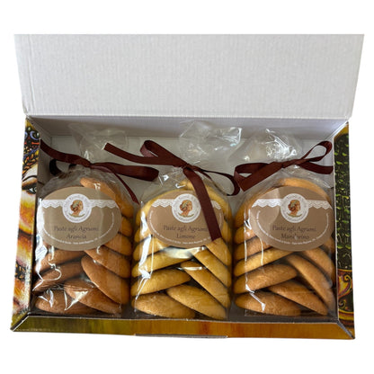 Scatola Biscotti Arancia, Limone e Mandarino - Etnaly - shop