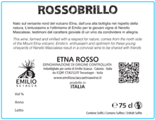 Carica l&#39;immagine nel visualizzatore di Gallery, Vino Etna Rosso Doc Rossobrillo - Etnaly - shop
