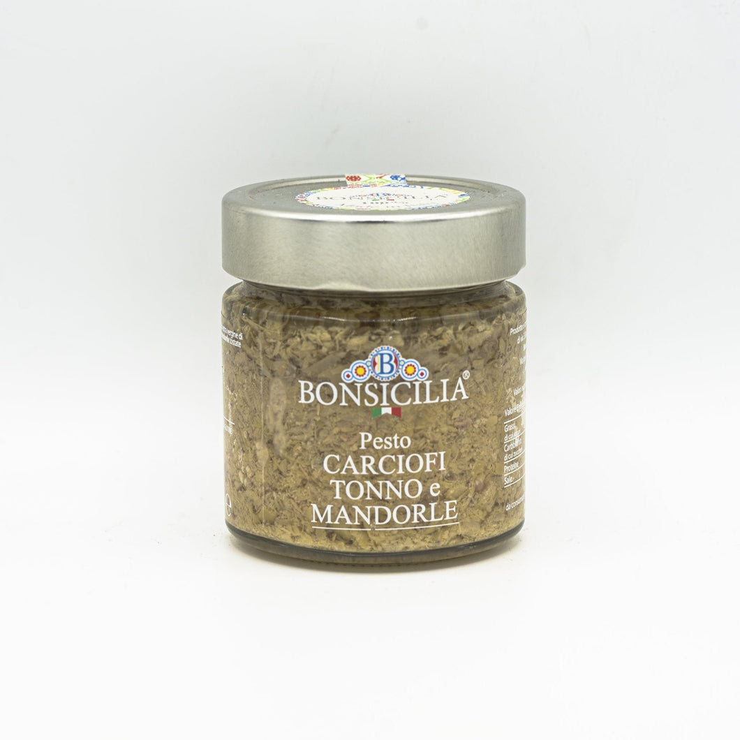 Pesto di Carciofi Tonno e Mandorle - Etnaly - shop
